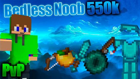 Bedless Noob 550K Texture Pack PvP Minecraft Bedrock SebasStax