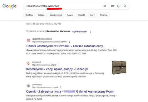 Ukryta Funkcja W Google Jak Usun S Owo Z Wynik W Wyszukiwania