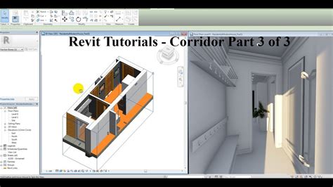 Revit Tutorials Skirtings And Paintings Corridor Part 21 Youtube