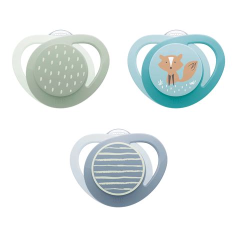 NUK Glow-in-the-Dark Orthodontic Pacifiers, Girl, 6-18, 47% OFF