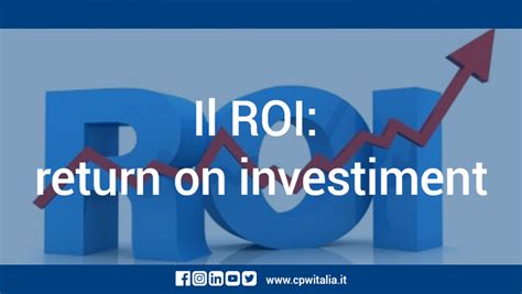 Il ROI Return On Investment CPW Italia