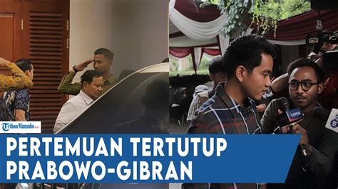 Pertemuan Rahasia Prabowo Subianto Dan Gibran Rakabuming Raka YouTube