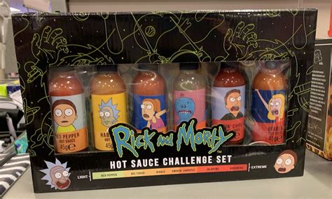 TK Maxx Rick and Morty Hot Sauce Challenge Set naschkater das Süßigkeiten Marketing Blog