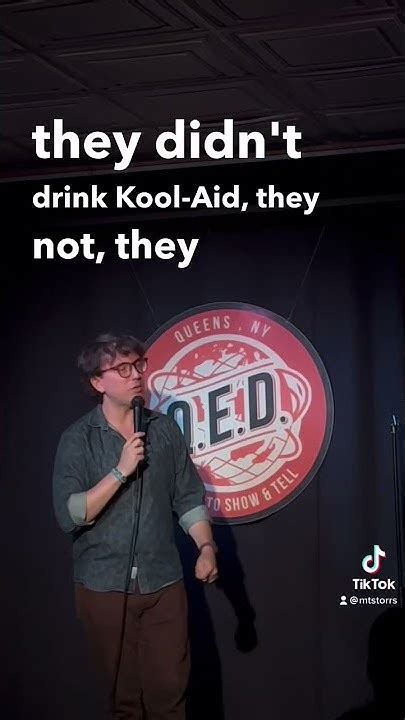 No Kool Aid Thank You Comedian Standupcomedy Jokes Cult Jimjones