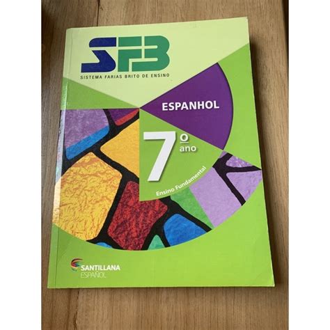 Apostila De Espanhol Ano Sistema Farias Brito Moderna Shopee Brasil