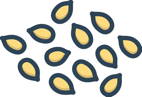 Color Icon For Sesame Seed Vector Art At Vecteezy