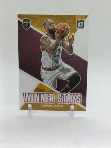 Panini Donruss Optic Lebron James Winner Stays Cavaliers