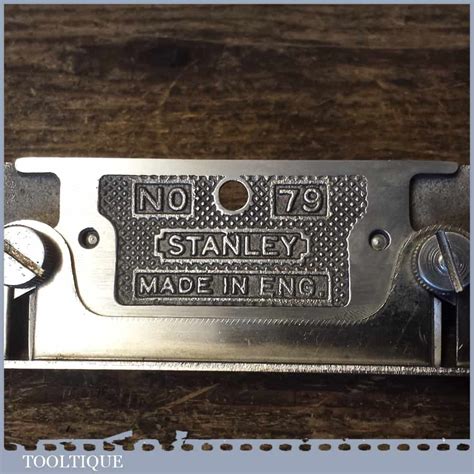 Vintage Stanley England No Side Rebate Plane Good Condition