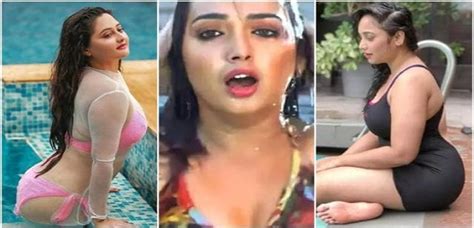 Bhojpuri Actresses Swimming Pool Bikini Pictures Monalisa Rani