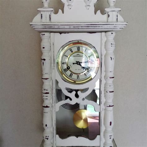 Antique Regulator Pendulum Wall Clock Etsy