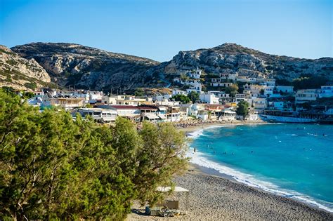 Wallpaper Greece Crete Beach Hill Island Cities