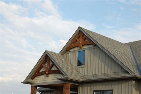 Gable Trusses Stoney Creek Rustic Exterior Toronto By Tfsinc