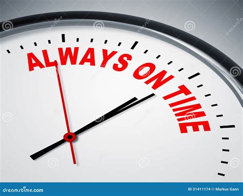 Always On Time Stock Illustration Illustration Of Inspiration 31411174