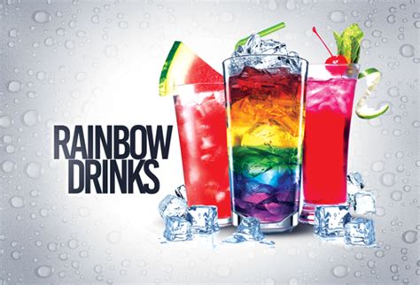 Rainbow Drinks