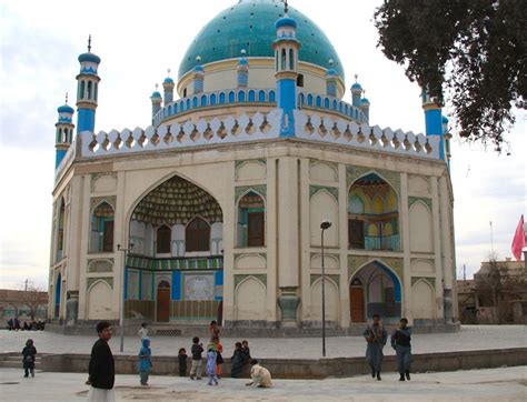 The Mausoleum Of Ahmad Shah Durrani In Kandahar Where The Cloak Was