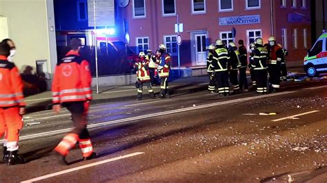 Memmingen Gasexplosion In Rettungswache F Nf Verletzte Video