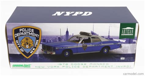 Greenlight Scale Dodge Monaco Police New York Police