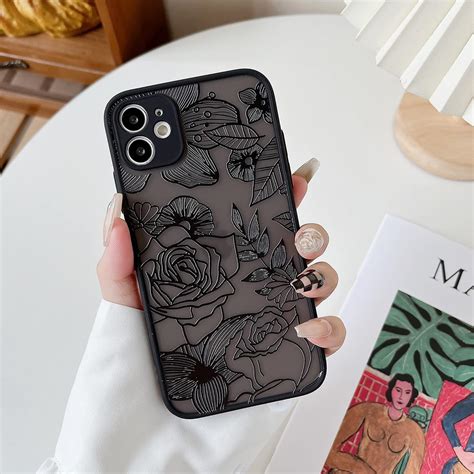 Xizyo Designed For Iphone 11 61 Inch Case Rose Pattern Floral Print Design Slim Case For Girls