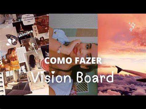 Como Fazer Um Quadro Dos Sonhos Vision Board Em Quatro Passos YouTube