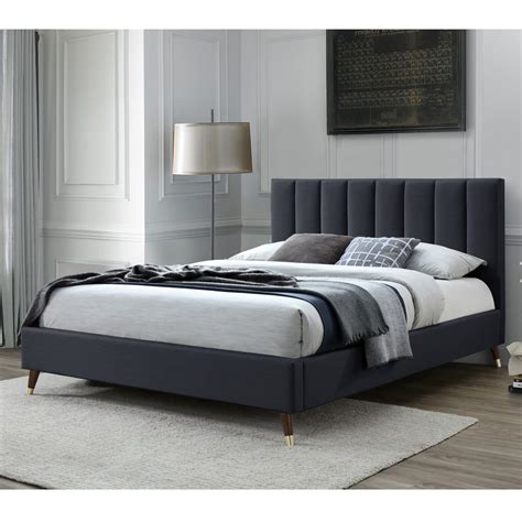 Buy DG Casa Collette Mid Century Modern Tufted Upholstered Platform Bed