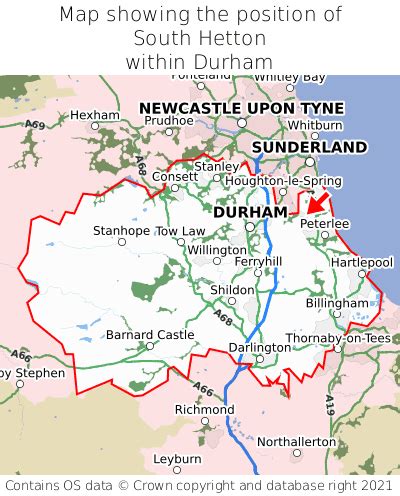 Where is South Hetton? South Hetton on a map