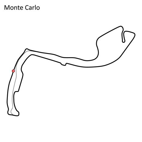 Circuit de Monaco 11158774 Vector Art at Vecteezy