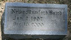 Nellie Mumford Baird 1907 2000 Mémorial Find a Grave