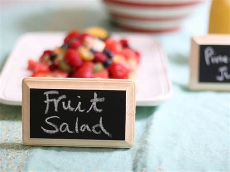 DIY: Chalkboard Buffet Labels - Say Yes