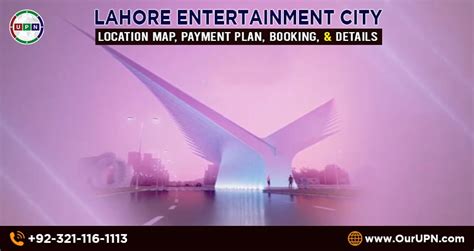 Lahore Entertainment City Location Map Payment Plan Upn