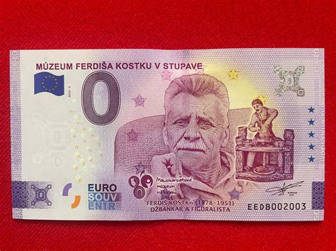 AUKCE Euro Souvenir MÚZEUM FERDIŠA KOSTKU V STUPAVE 2023 Aukro