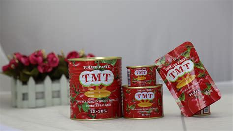 All Sizes Of Canned Tomato Paste Tmt Brand