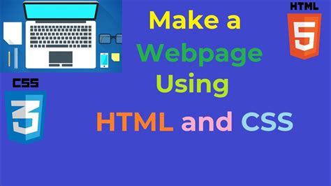 Learning Html Make A Simple Webpage With Html And Css Tanishq Verma