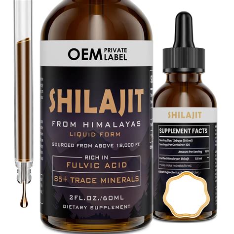 Gotas L Quidas De Resina De Shilajit Del Himalaya Resina Pura De