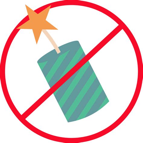 Flat Style No Bomb Blast Colorful Icon. 24144750 Vector Art at Vecteezy