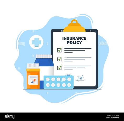 Insurance Policy On Clipboard Health Insurance Agreement And Medical