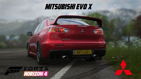 Forza Horizon 4 Mitsubishi Lancer Evo X Gameplay And Customization Youtube