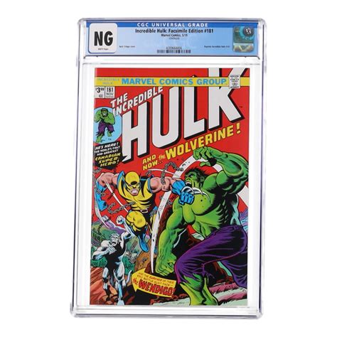 2019 The Incredible Hulk Issue 181 Facsimile Edition Marvel Comic