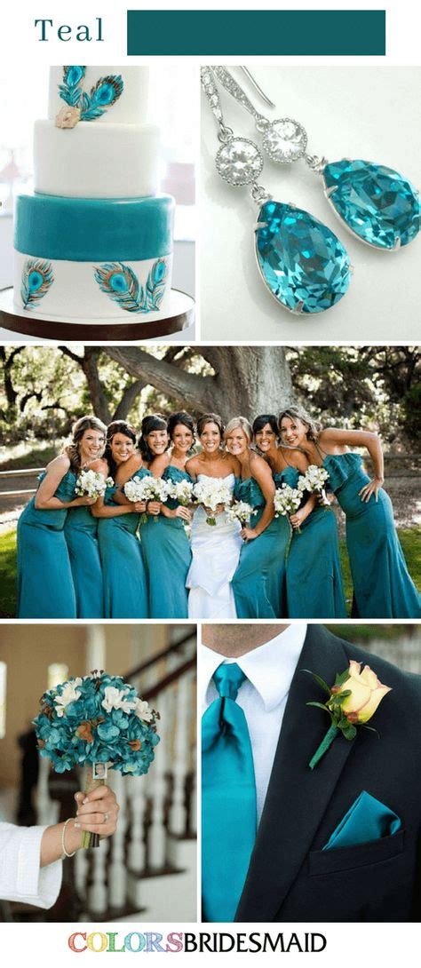 18 Best Wedding Colors teal images | Teal weddings, Wedding colors ...