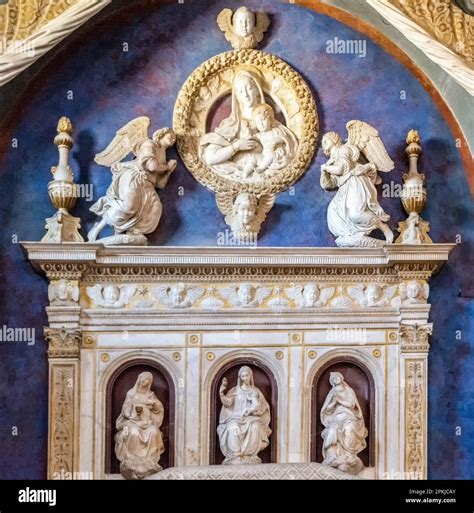 Interior Of The St Augustine Church San Gimignano Chapel Of The