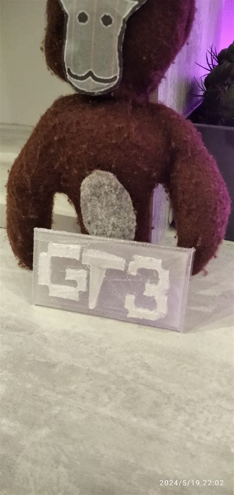 Free Stl File Gt3 Badge More Realism Gtag 📛 ・3d Print Design To