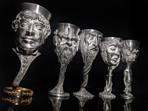 Royal Selangor Lord Of Rings Goblets Set Of 5 Bg Gear Co