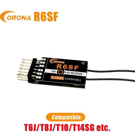 Corona R Sf Ghz S Fhss Fhss Compatible Ch Micro Receiver For Futaba