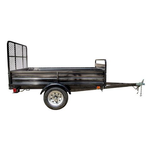 Dk2 Multi Purpose Utility Trailer Kit With Drive Up Gate 5 Ft X 7 Ft Black Mmt5x7 Dug Rona