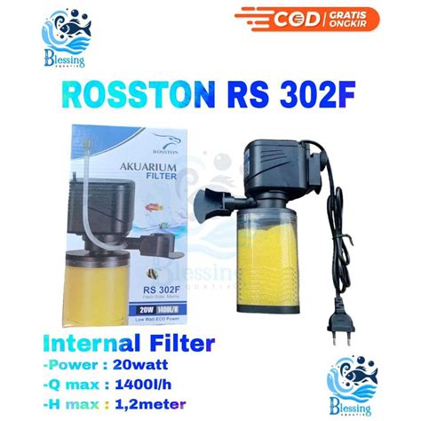 Jual Mesin Pompa Internal Filter Aquarium Rosston Rs F Shopee