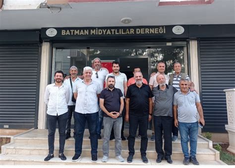 Gazetecilerden MİD DERe ziyaret Batman Medya Gazetesi