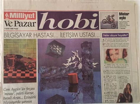 Milliyet Gazetesi Pazar Hobi Eki Eyl L Bilgisayar Hastas