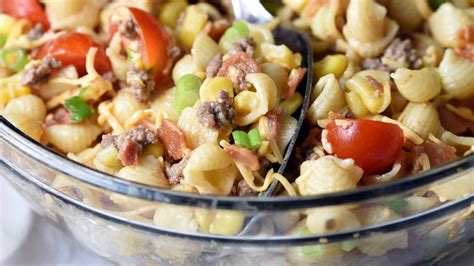 Cowboy Pasta Salad Recipe Belly Full