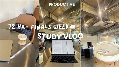 Finals Week Study Vlog Surviving Hell Week Pulling An All Nighter