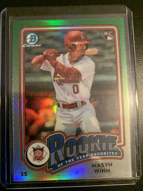 2024 Bowman Chrome Rookie Of The Year Favorites Masyn Winn ROY 3 RC