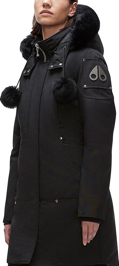 Moose Knuckles Stirling Shearling Trim Down Parka Shopstyle Coats